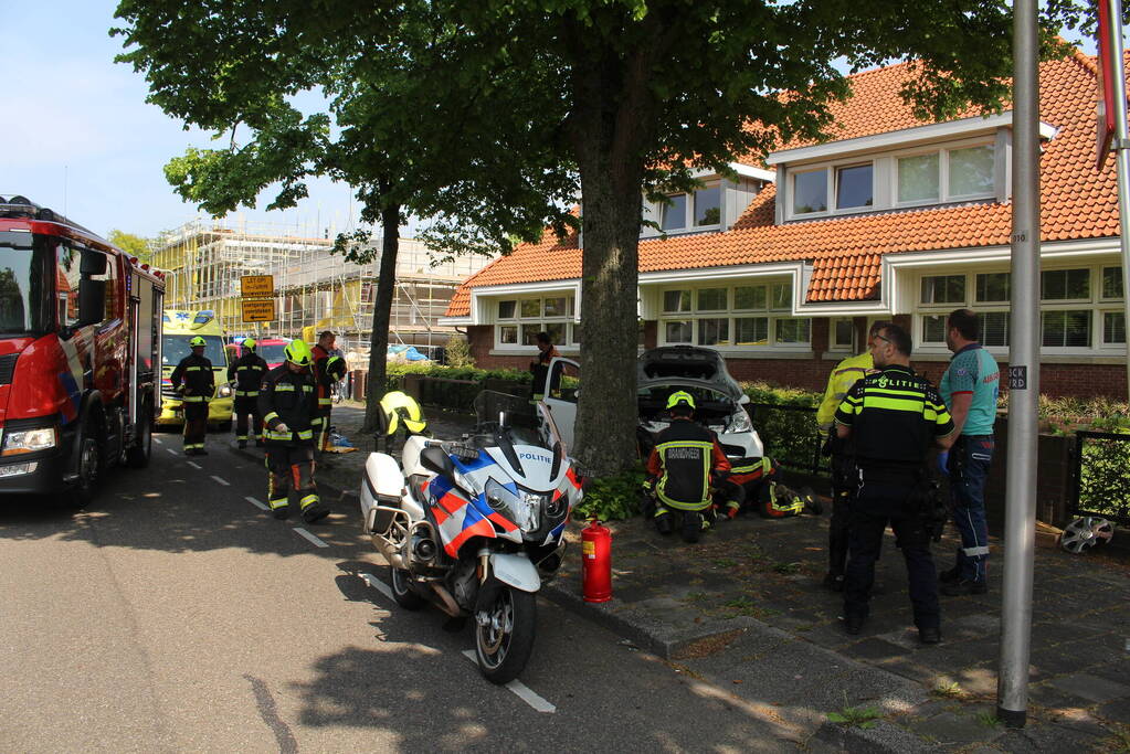 Eenzijdig ongeval met boom