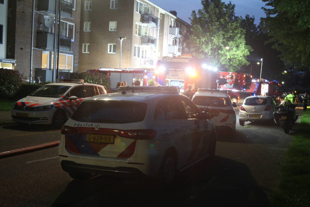 Flinke brand in kelder van flatwoning