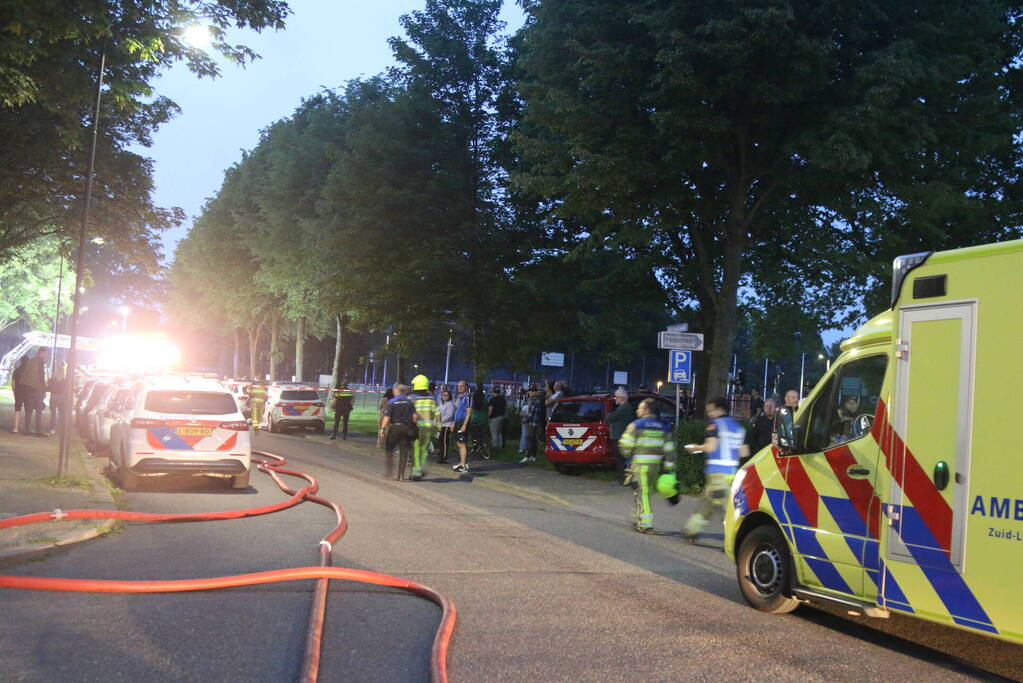 Flinke brand in kelder van flatwoning