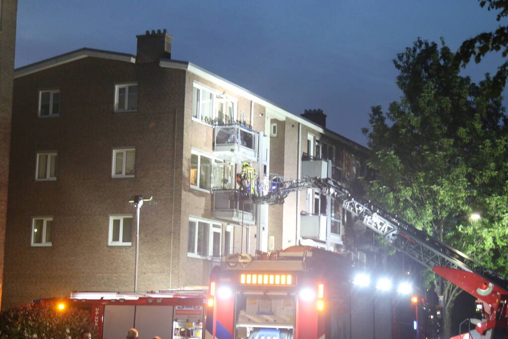 Flinke brand in kelder van flatwoning