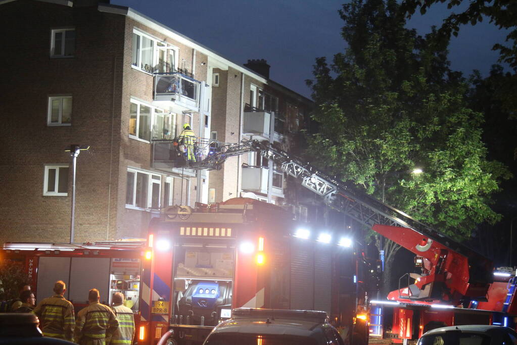 Flinke brand in kelder van flatwoning