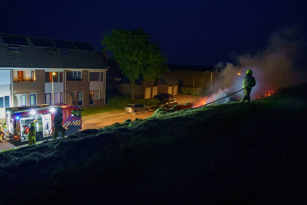 Bermbrand snel geblust