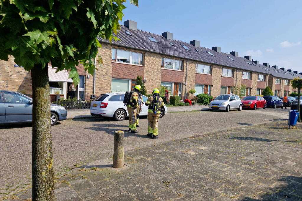 Brandweer ingezet voor gaslekkage