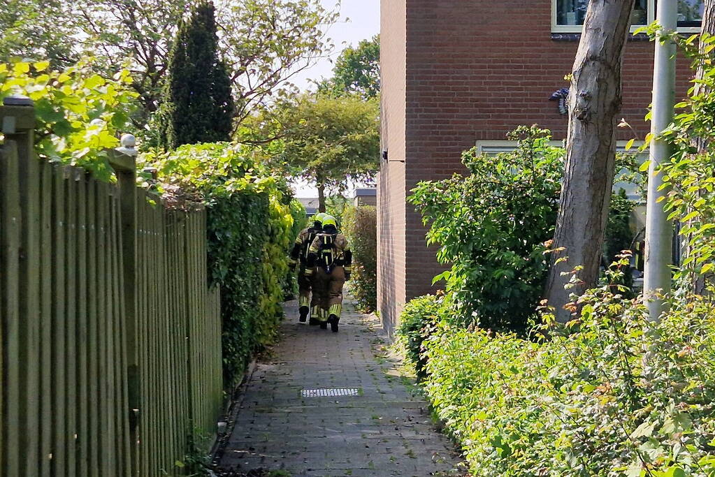 Brandweer ingezet voor gaslekkage