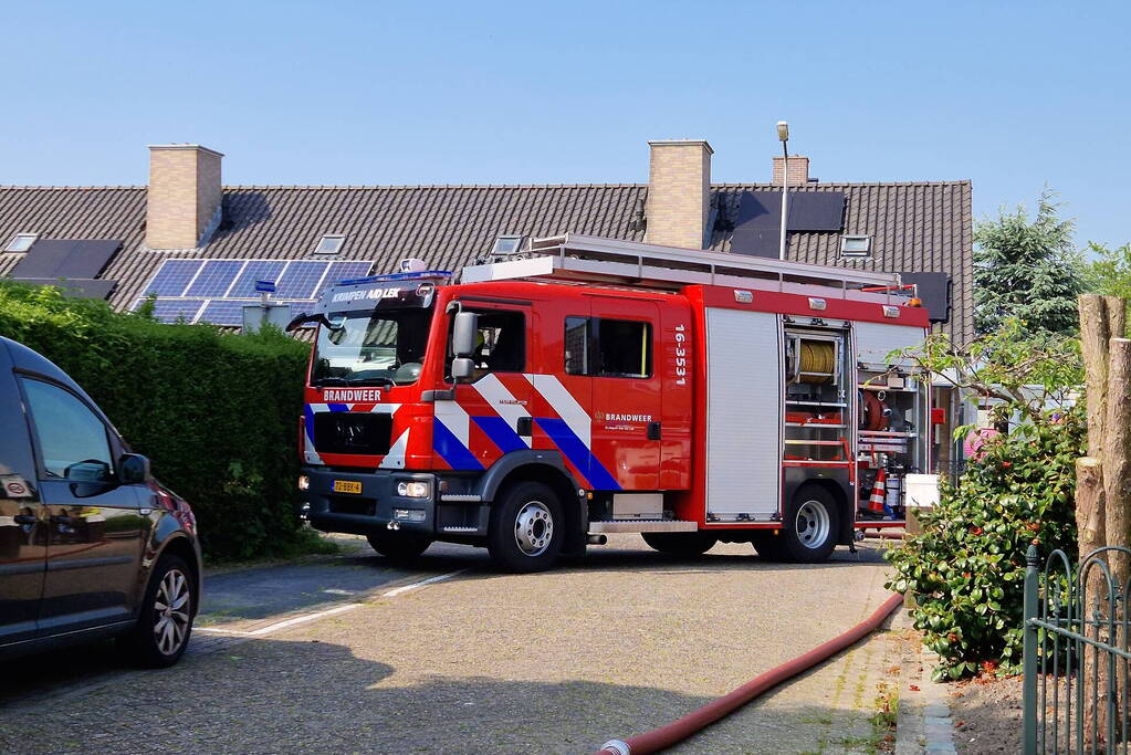 Brandweer ingezet voor gaslekkage
