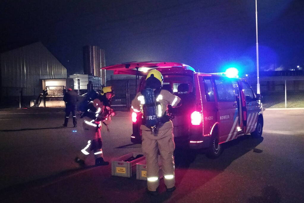 Biogas lekkage zorgt voor brandweerinzet