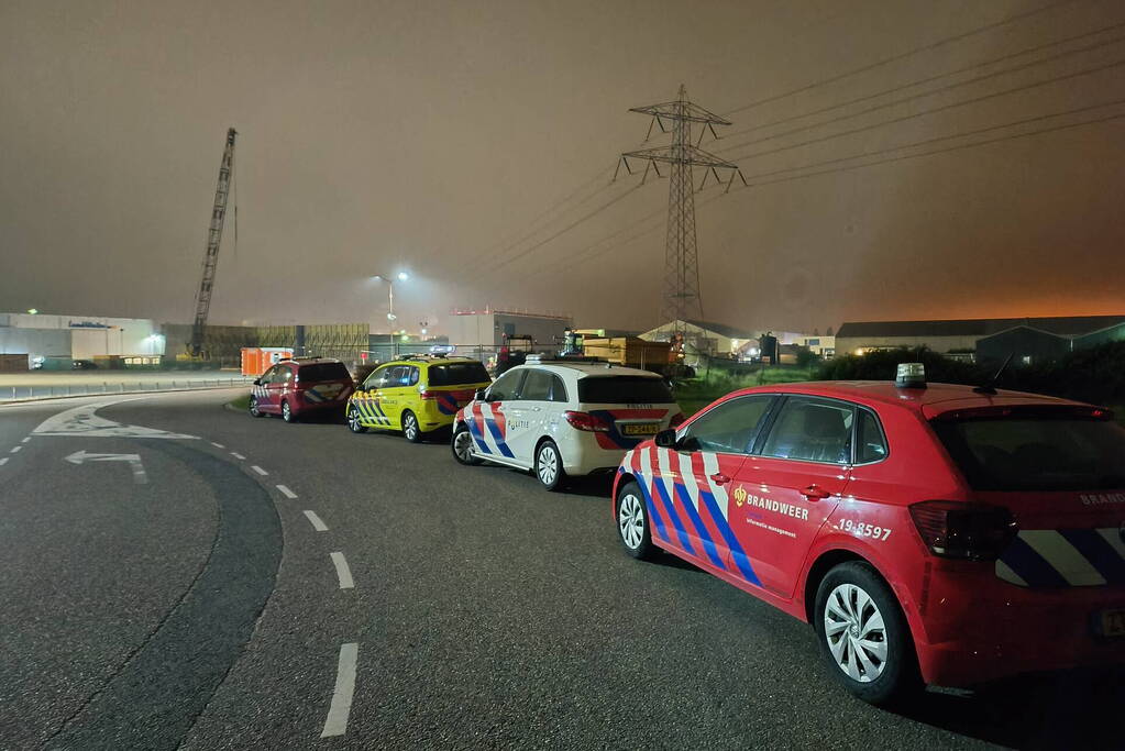 Biogas lekkage zorgt voor brandweerinzet