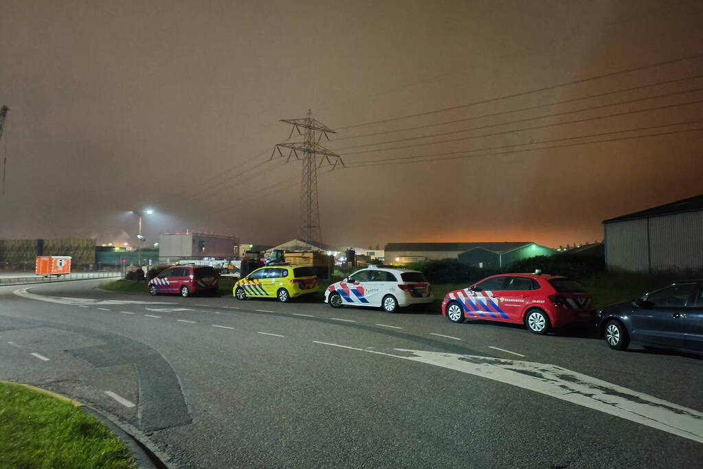 Biogas lekkage zorgt voor brandweerinzet