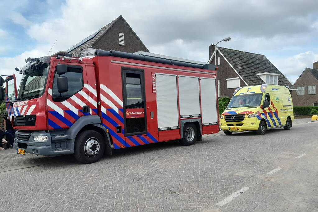 Theetuin geventileerd na brand