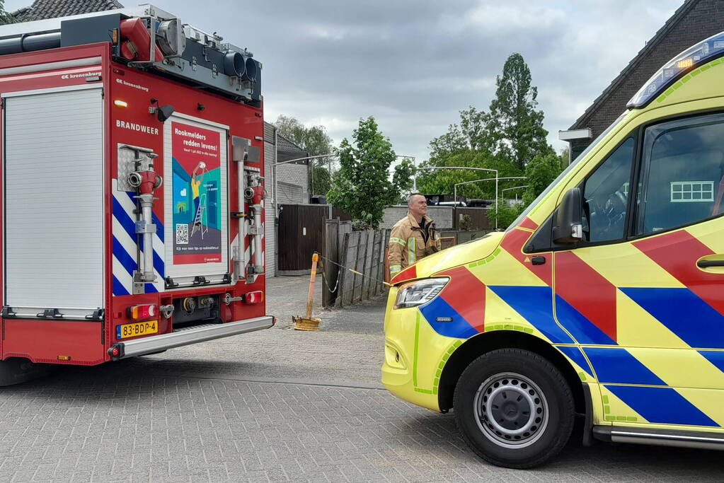 Theetuin geventileerd na brand
