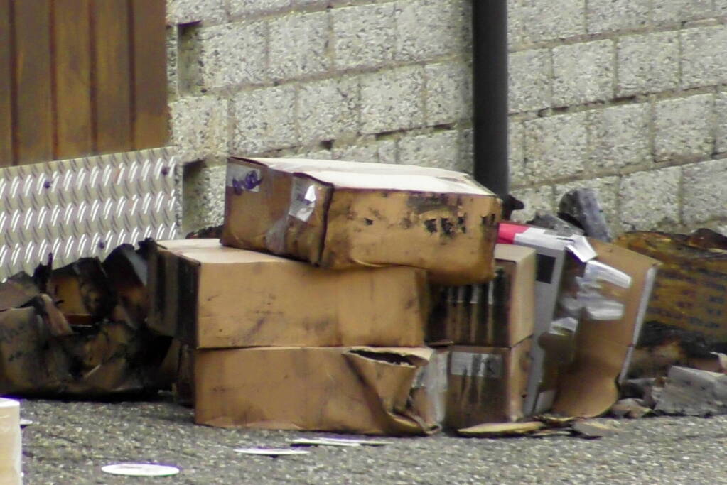 Theetuin geventileerd na brand