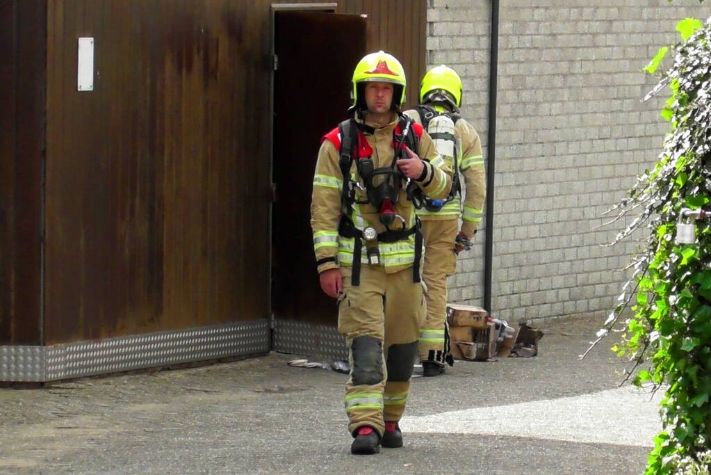 Theetuin geventileerd na brand