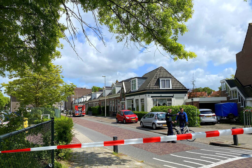 Onveilige situatie in voortuin door gaslekkage bij werkzaamheden