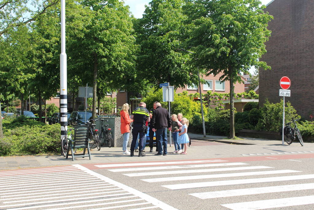 Ongeval tussen wielrenner en fietser