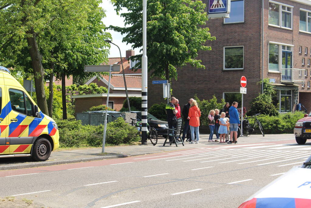 Ongeval tussen wielrenner en fietser