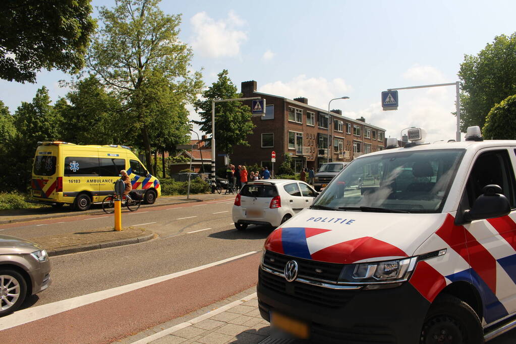 Ongeval tussen wielrenner en fietser