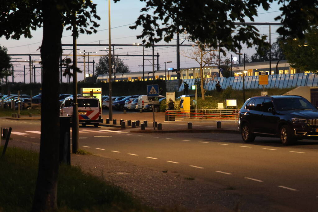 Arrestatieteam houdt verdachte aan in trein