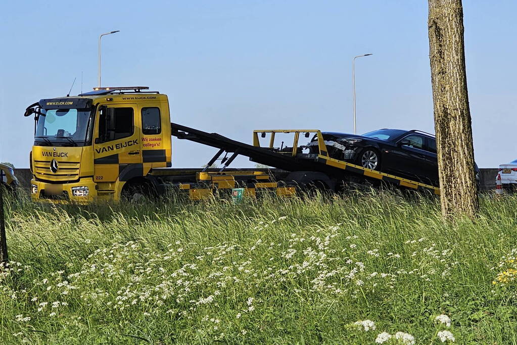 Ongeval op de snelweg zorgt voor afsluiting van drie rijstroken