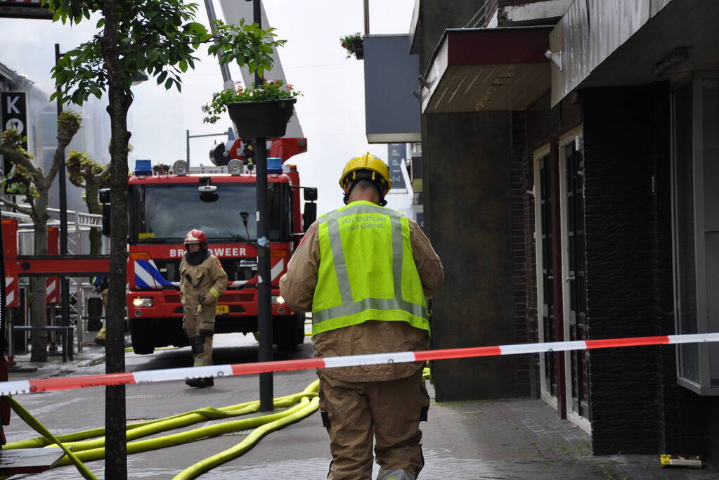 Lokale horecagelegenheid ten prooi aan verwoestende brand