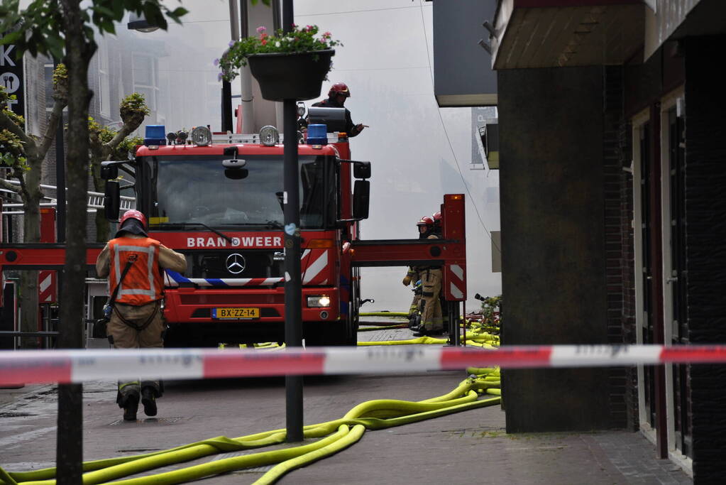 Lokale horecagelegenheid ten prooi aan verwoestende brand