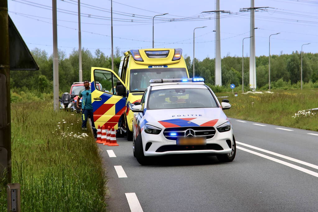 Ernstige aanrijding tussen twee voertuigen