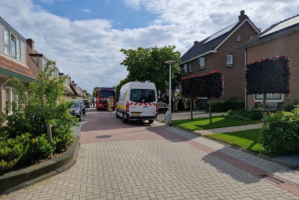 Gaslekkage door aanleg van glasvezel