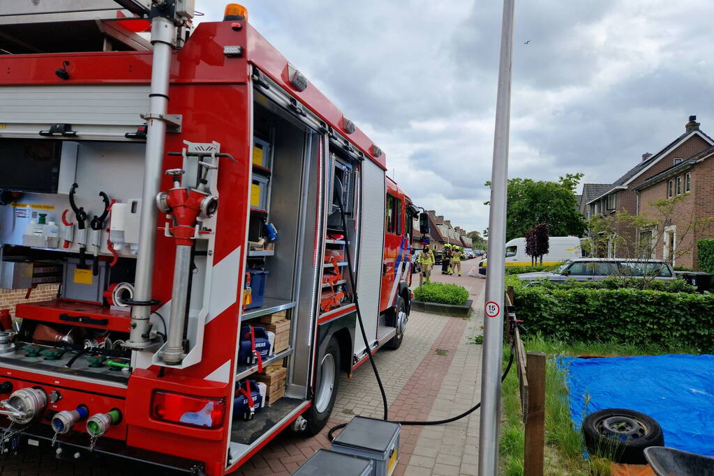 Gaslekkage door aanleg van glasvezel