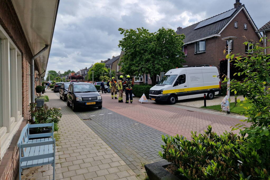 Gaslekkage door aanleg van glasvezel