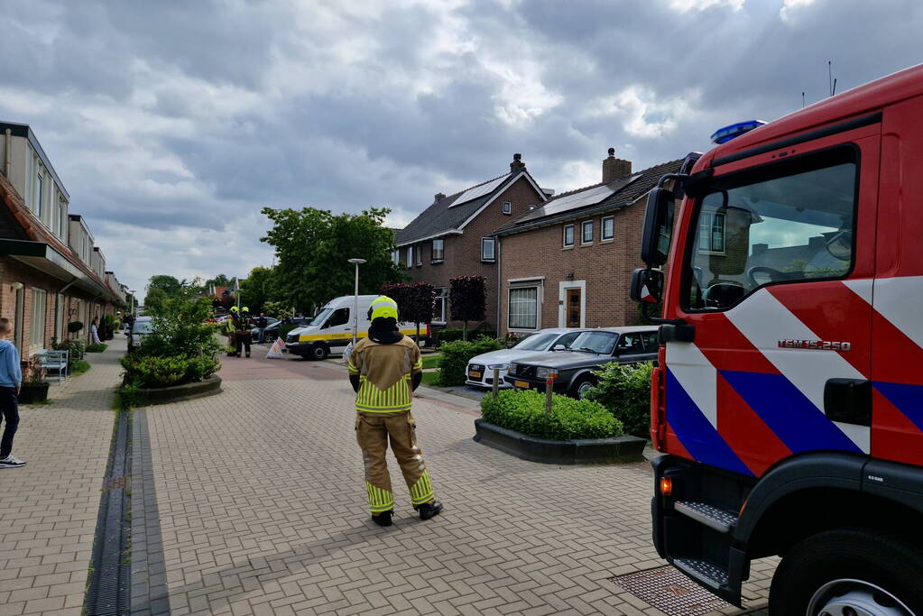 Gaslekkage door aanleg van glasvezel