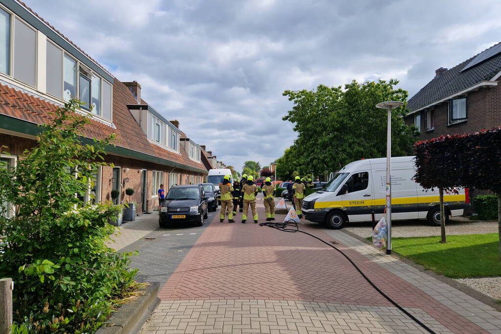 Gaslekkage door aanleg van glasvezel