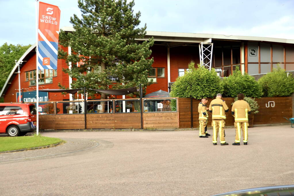 Flinke brandweerinzet na brandmelding bij snowworld