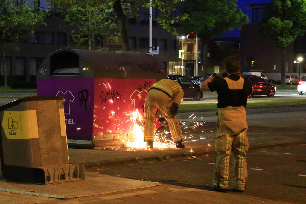 Politie vind gestolen spullen in ondergrondse container