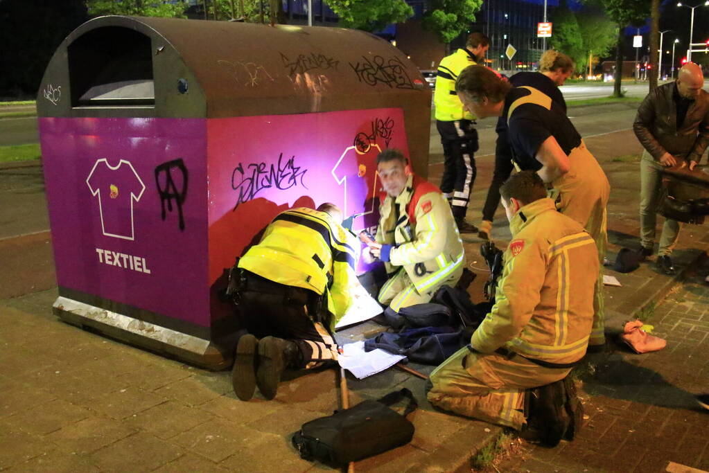 Politie vind gestolen spullen in ondergrondse container