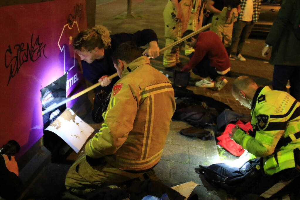 Politie vind gestolen spullen in ondergrondse container