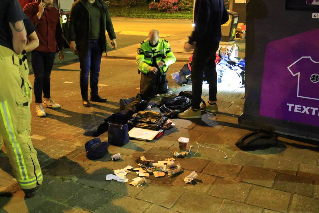 Politie vind gestolen spullen in ondergrondse container