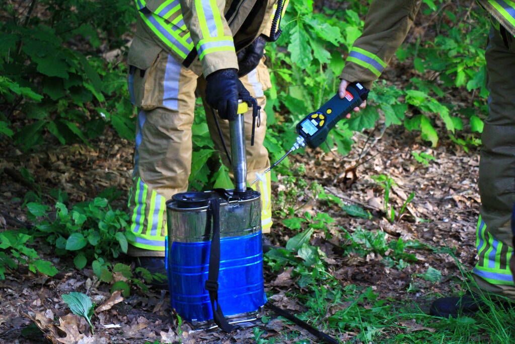 Rugspuit lekt oplossingsmiddel in natuur