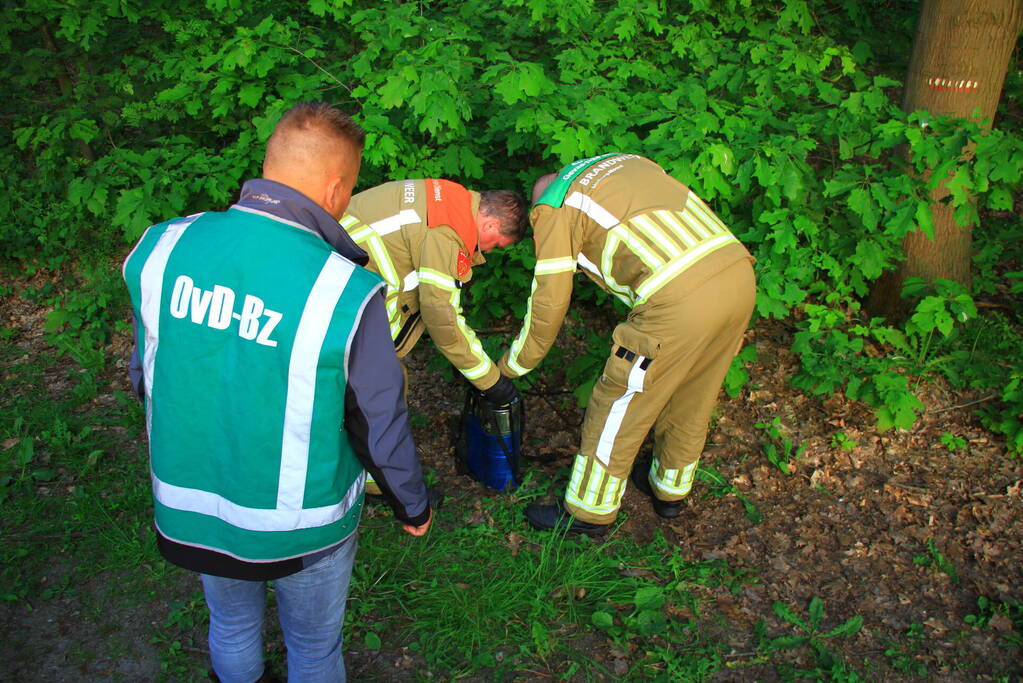 Rugspuit lekt oplossingsmiddel in natuur