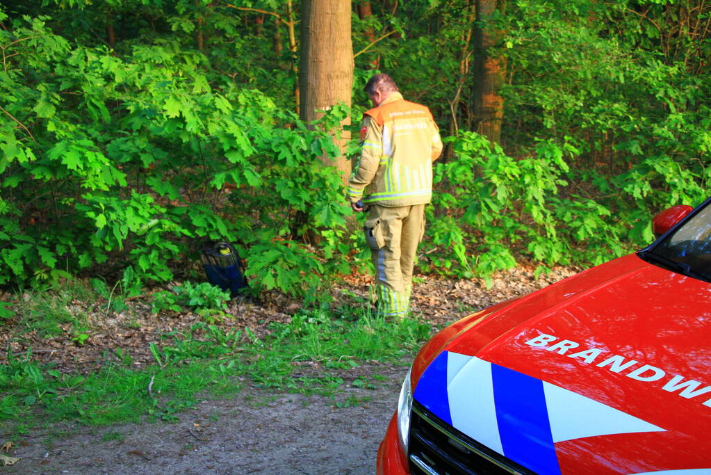 Rugspuit lekt oplossingsmiddel in natuur