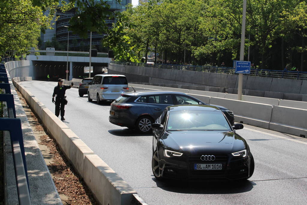 Politie masaal aanwezig bij demonstratie