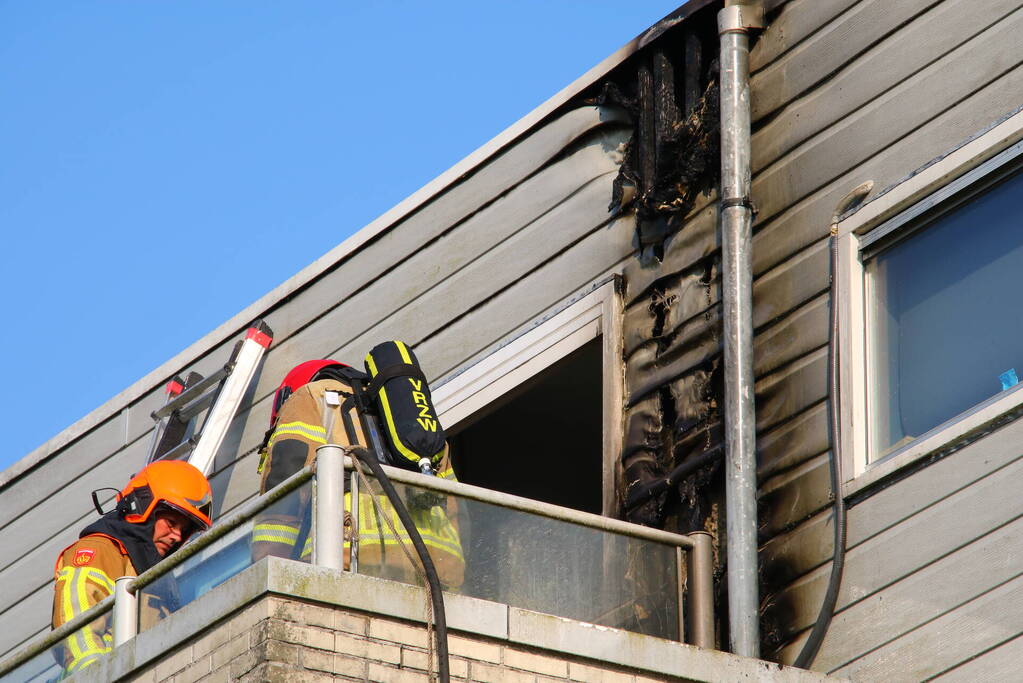 Flinke brandschade aan woning