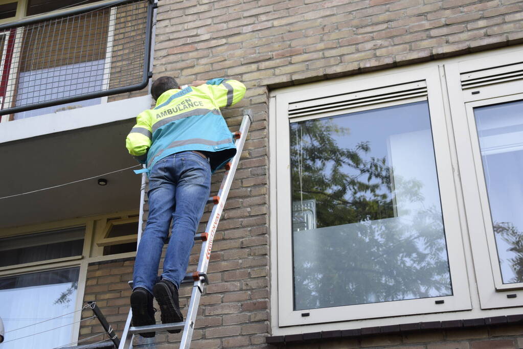 Brandweer ingezet voor vogelnest in muur