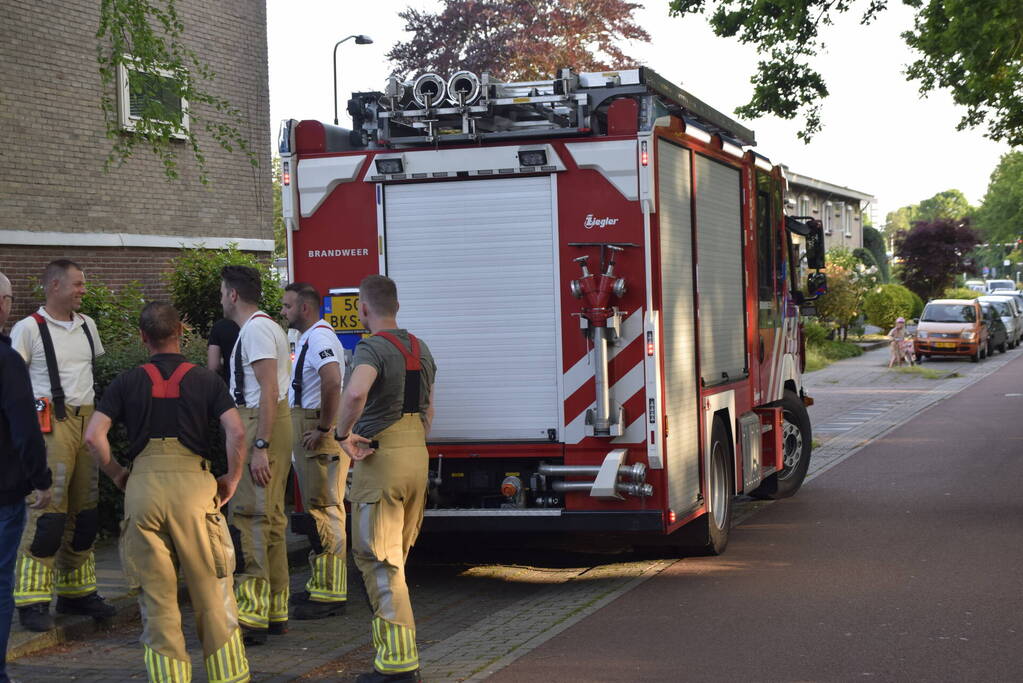 Brandweer ingezet voor vogelnest in muur