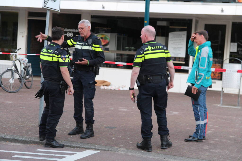 Gewonde en aanhouding bij melding steekpartij