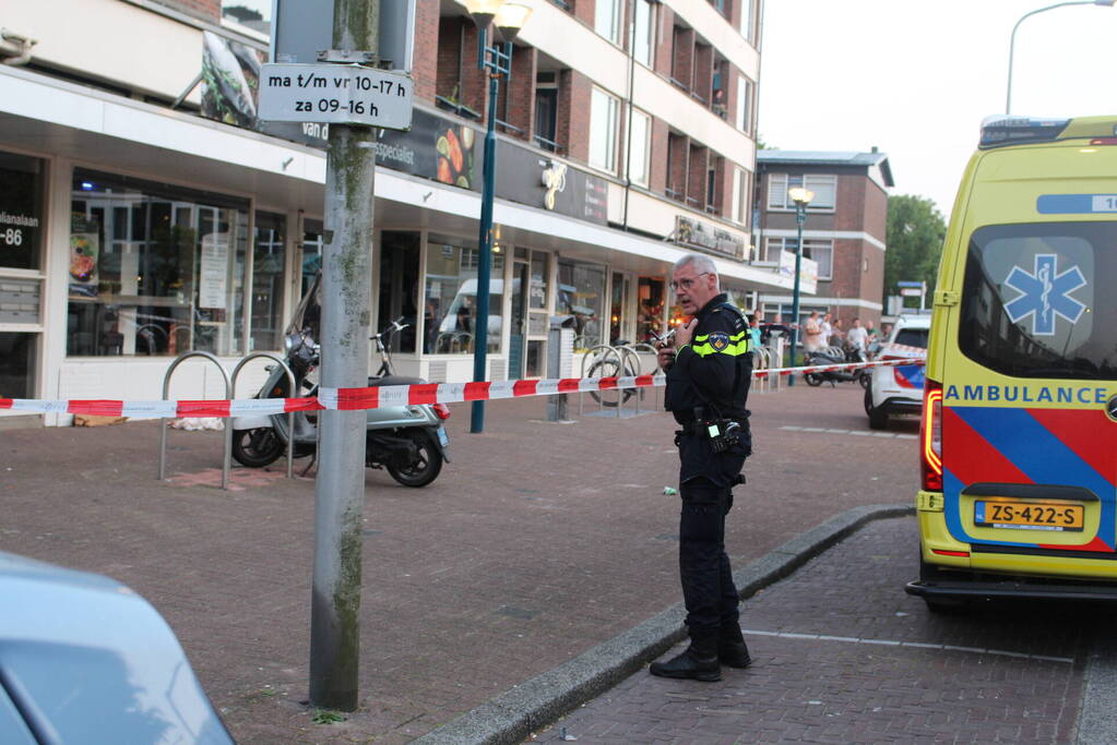 Gewonde en aanhouding bij melding steekpartij