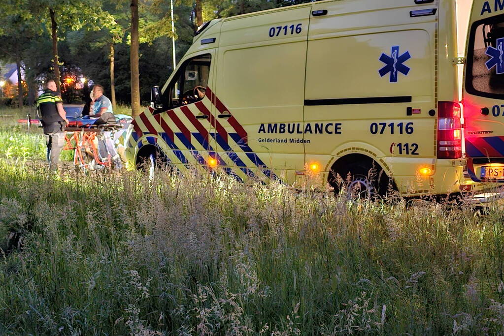 Fietser gewond na val