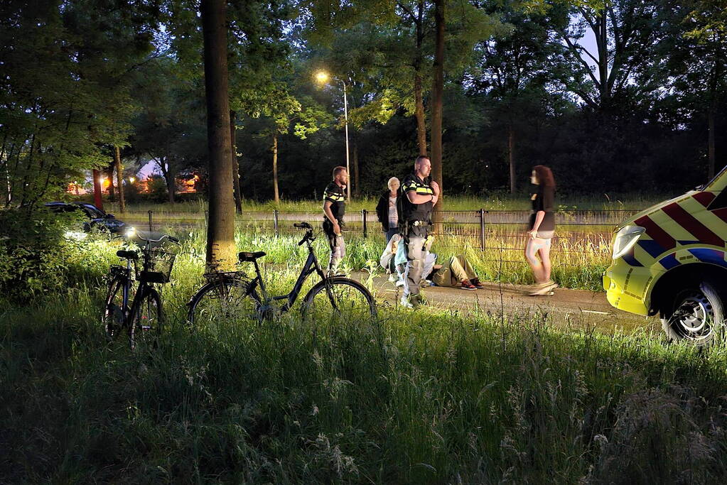 Fietser gewond na val
