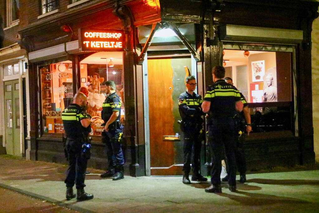 Overval op coffeeshop