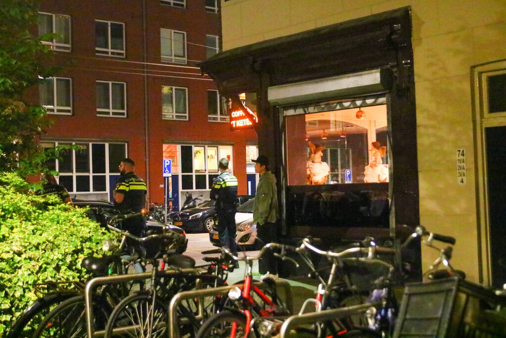 Overval op coffeeshop