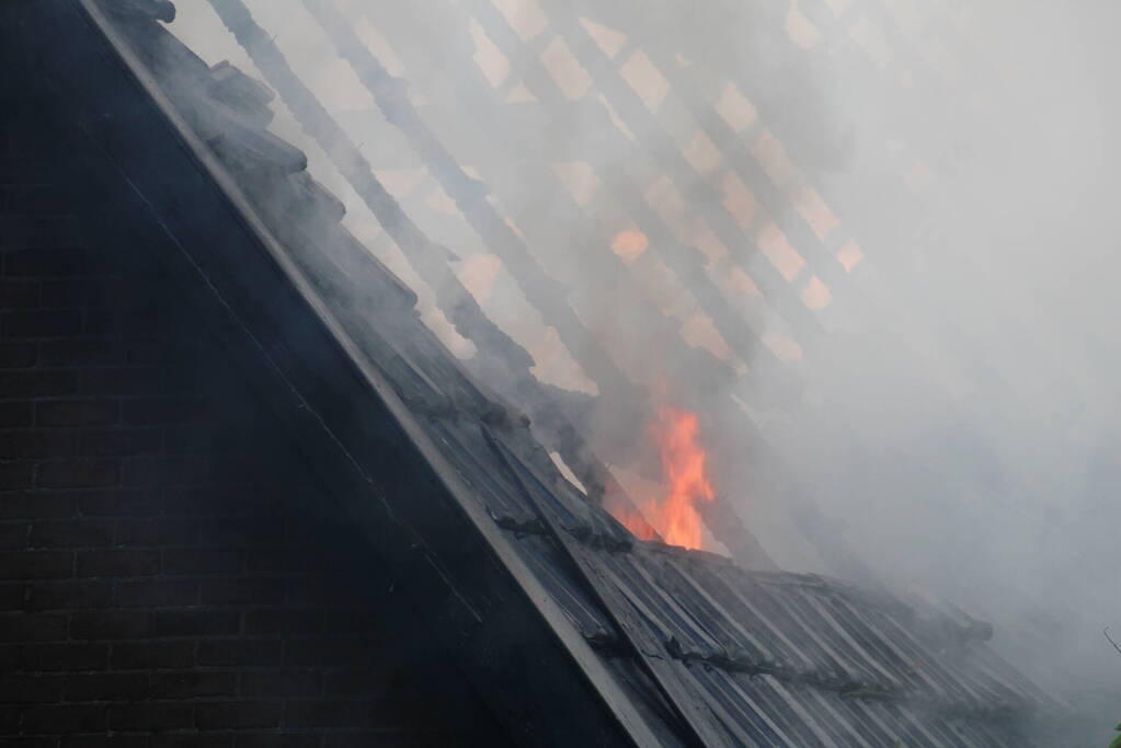 Schuur van restaurant verwoest door brand