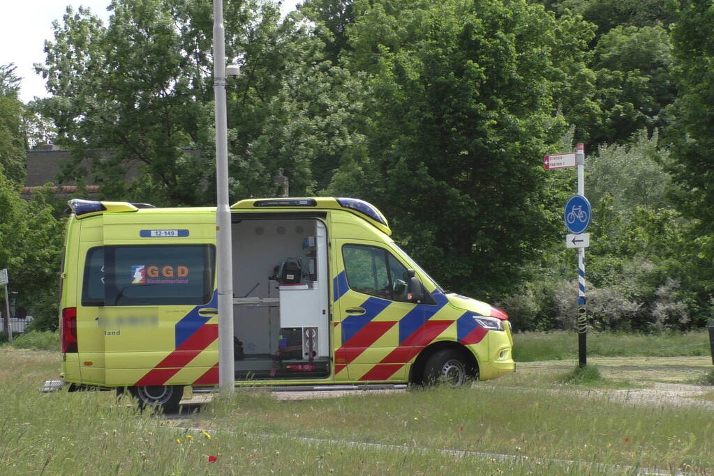 Fietser gewond bij botsing